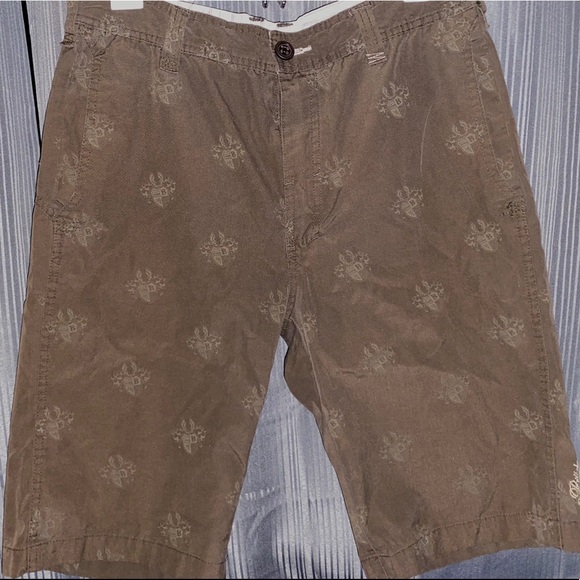Brown Billabong Bermuda Shorts - Picture 1 of 2